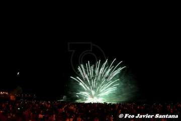 Los fuegos de Melenara 2018 (Foto Francisco Santana Ravelo)